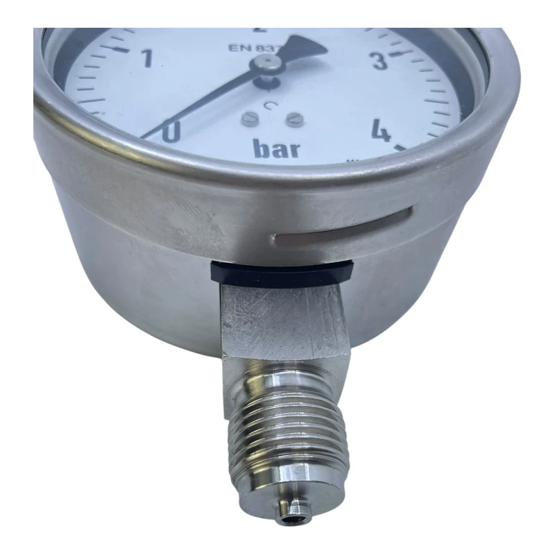 IMT Manometer 4 bar radial Edelstahl Kl. 1.0 Druckanzeige Made in Germany