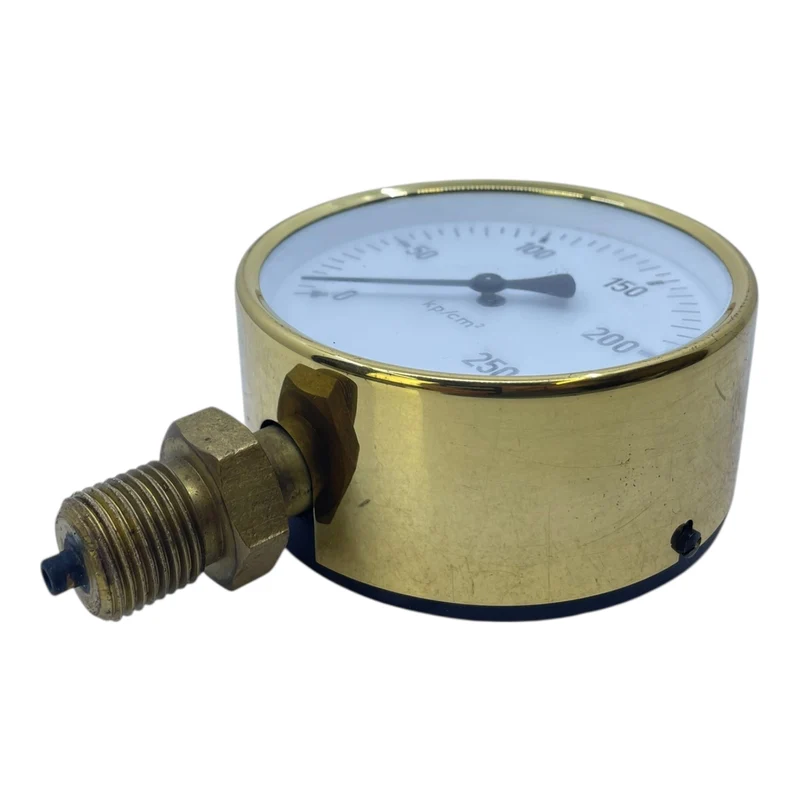 WIKA Manometer 250 kp/cm² (ca. 245 bar) Hydraulik Pumpe Messinganschluss