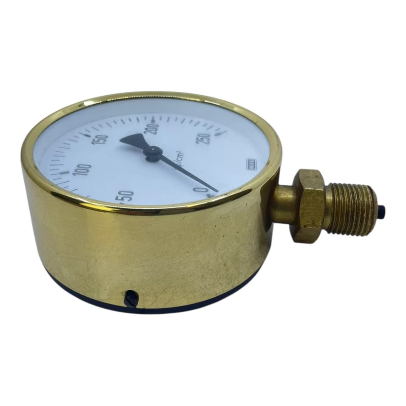 WIKA Manometer 250 kp/cm² (ca. 245 bar) Hydraulik Pumpe Messinganschluss