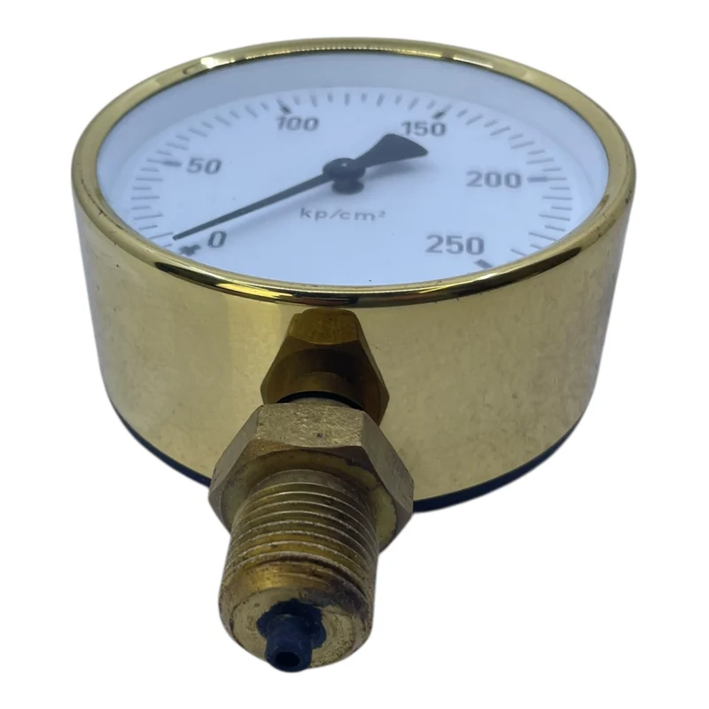 WIKA Manometer 250 kp/cm² (ca. 245 bar) Hydraulik Pumpe Messinganschluss