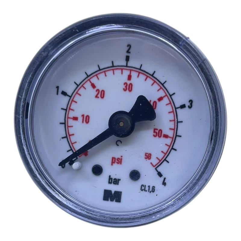 Manometer 0-4 bar / 0-58 psi Doppelskala Druckanzeige Kl. 1.6 für die Industrie