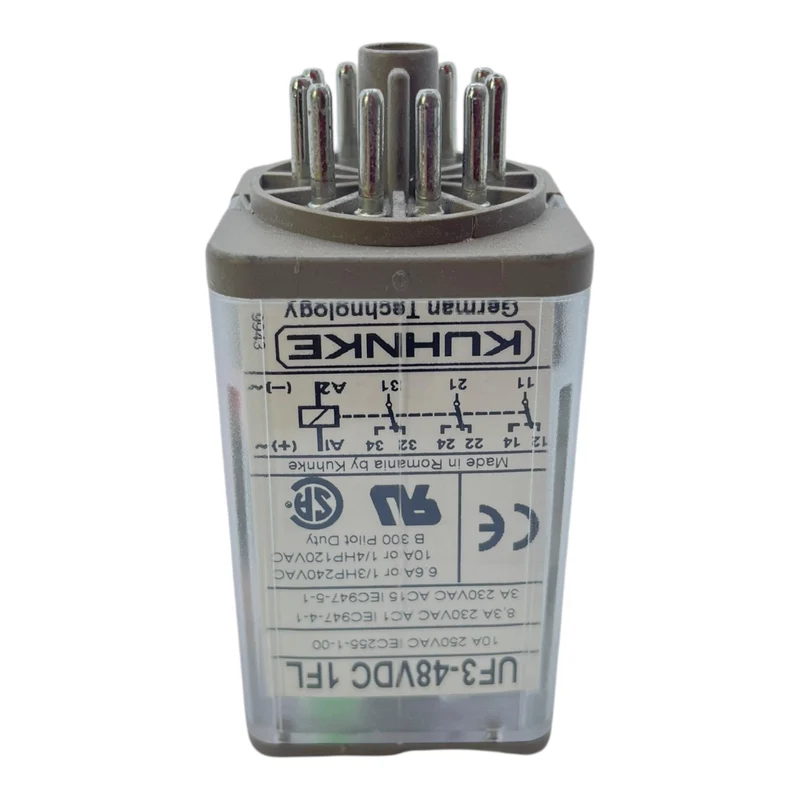 Kuhnke Steckrelais Universalrelais UF3-48VDC1FL VE:3stk Steckrelais von Kuhnke
