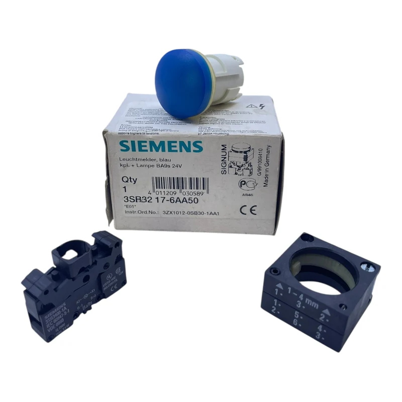 Siemens Leuchtmelder Blau24V 3SB3217-6AA50 Leuchtmelder von Siemens Industrie