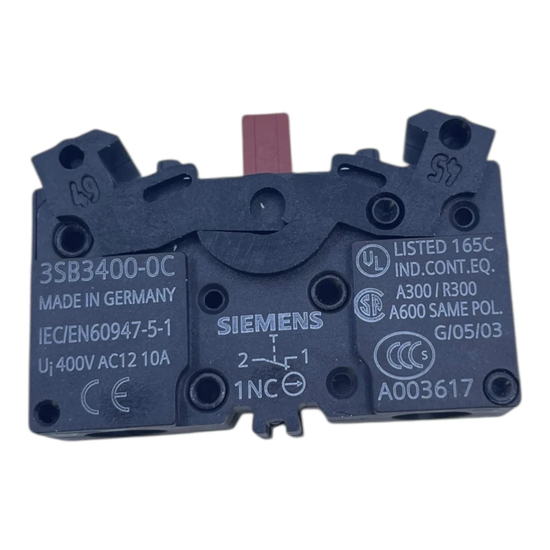 Siemens Drucktaster Schwarz 3SB3203-0AA11 Leuchtdrucktaster von Siemens