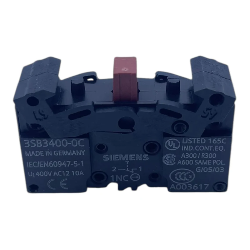Siemens Drucktaster Schwarz 3SB3203-0AA11 Leuchtdrucktaster von Siemens