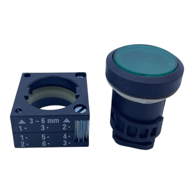 Siemens Leuchtdrucktaster Grün 24V 3SB3247-0AA41 Leuchtdrucktaster von Siemens