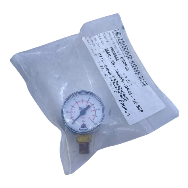 Wika Manometer MAN-AR-100BAR-DN43-1/8BSP Manometer von Wika für die Industrie