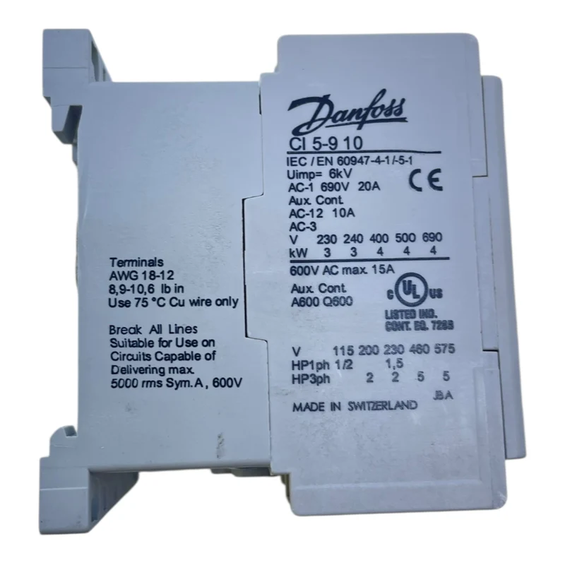 Danfoss Schutzschalter Schütz CI5-910 Schutzschalter von Danfoss Industrie