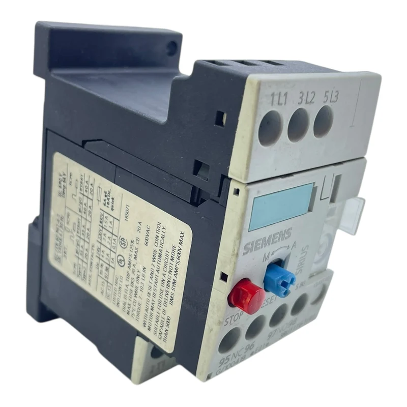 Siemens Überlastrelais 3RU1116-1FB1 Überlastrelais von Siemens für Industrie