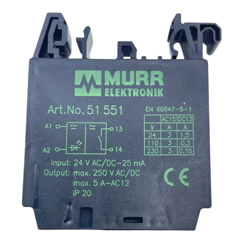 Murr Ausgangsrelais 24V 51551 Ausgangsrelais von Murr für die Industrie geeignet