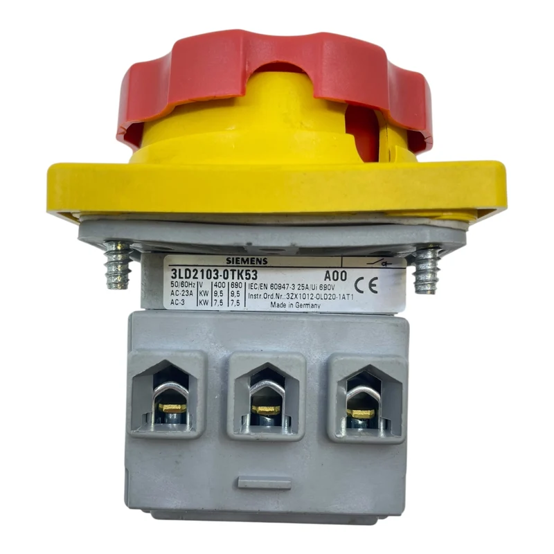 Siemens Hauptschalter Lasttrennschalter 3LD2103-0TK53 Hauptschalter von Siemens