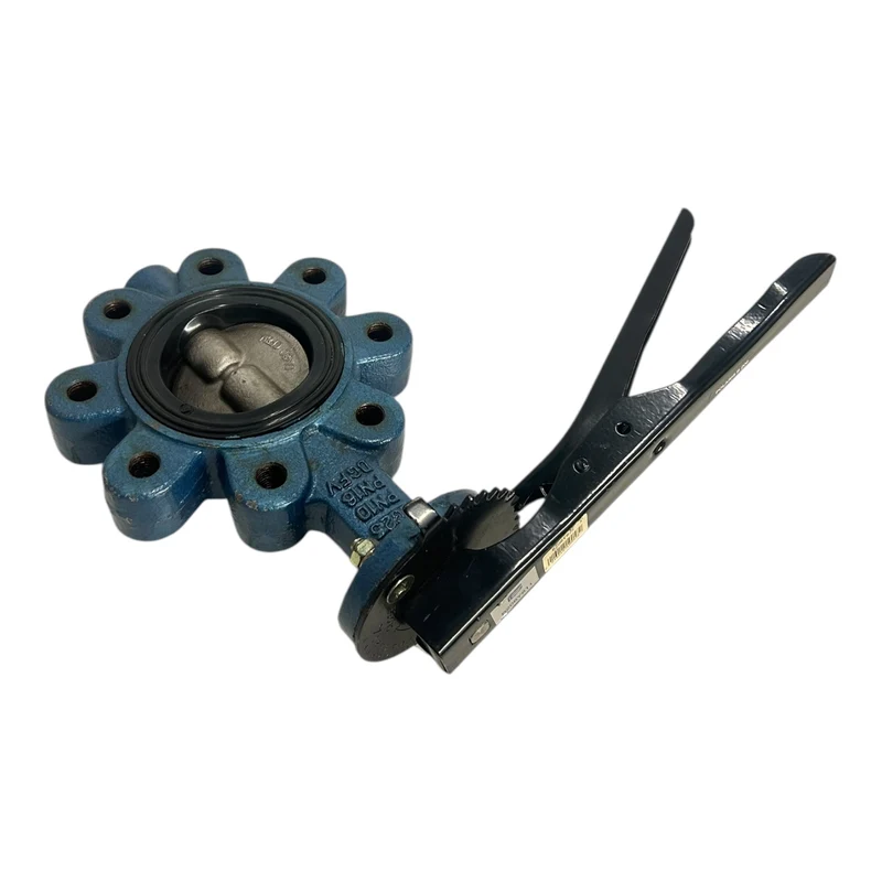 DGFV Absperrklappe DN80 PN10/PN16 GG25 CF8M mit Handhebel Industriearmatur