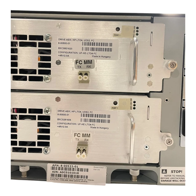 Quantum Scalar i500 LTO-4 Tape Library LSC51-BSYS-024E 2× HP LTO4 FC Laufwerken