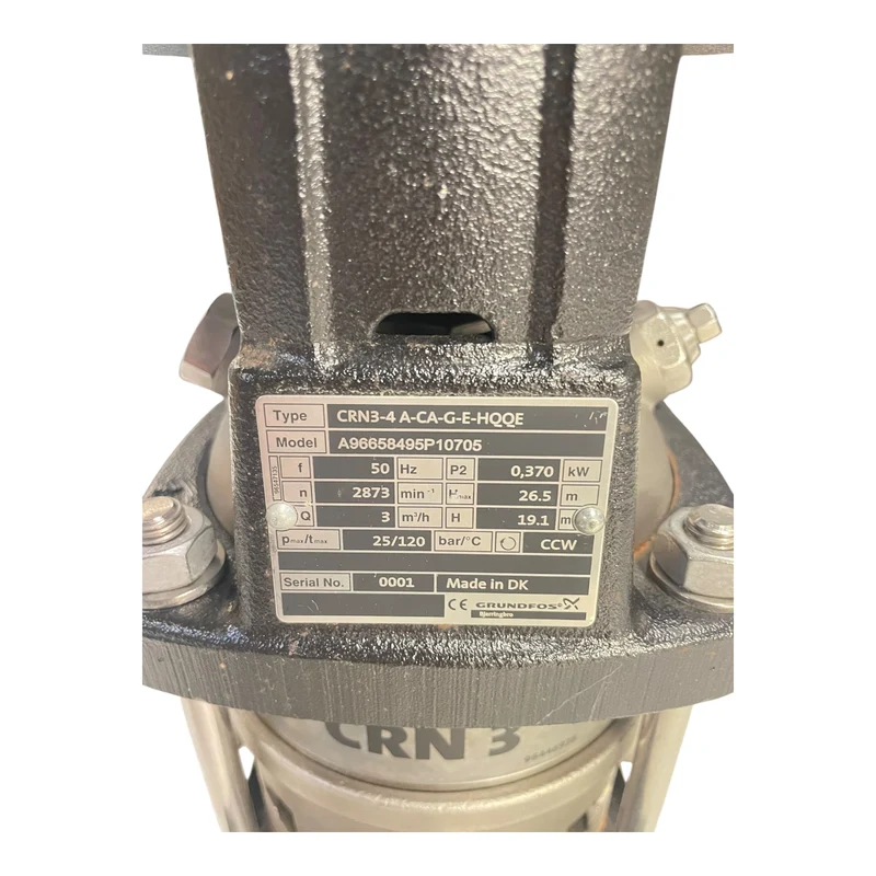 Grundfos Wasserpumpe Kreiselpumpe CRN3-4 A-CA-G-E-HQQE für die Industrie