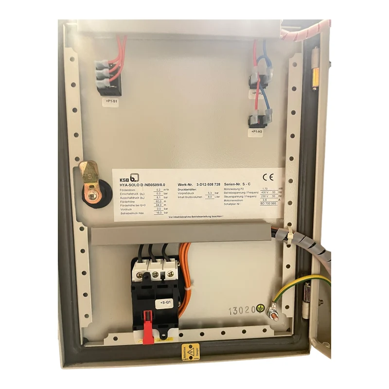 KSB Wasserpumpe Anlage Kreiselpumpe Movitec V4-9 Wasserpumpe für die Industrie