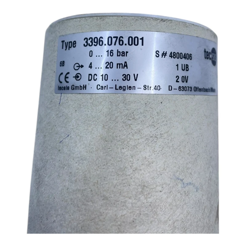Tecsis Drucksensor Drucktransmitter 3396.076.001 Drucksensor von Tecsis