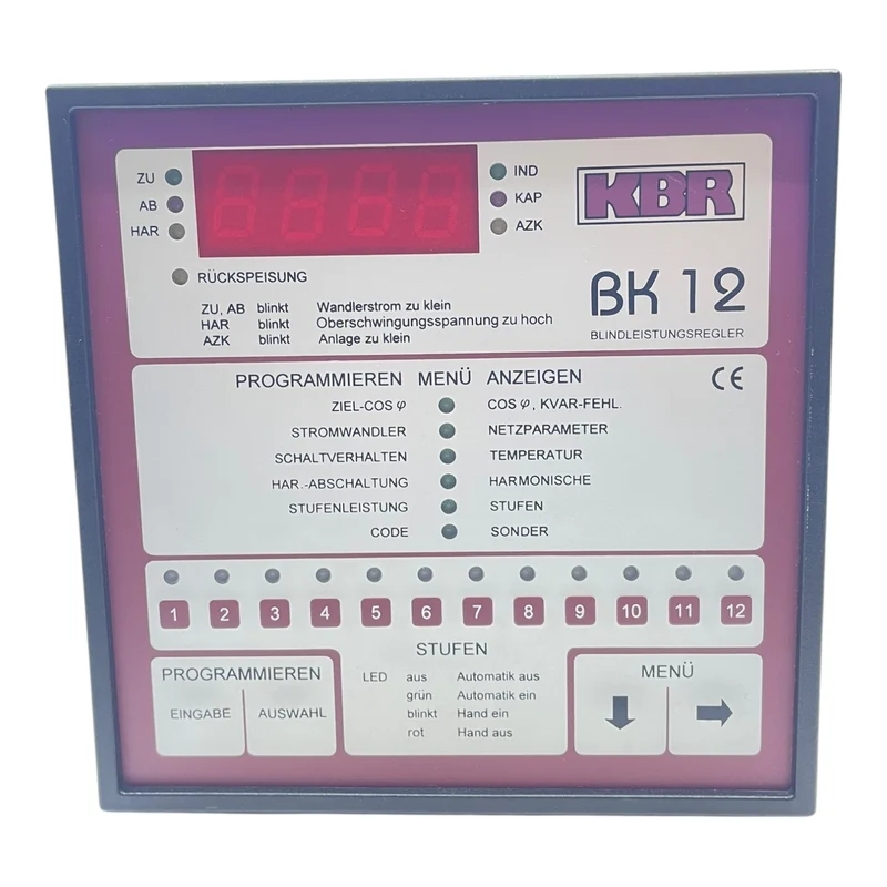 KBR Blindleistungsregler BK12 230V+50/60Hz Blindleistungsregler von KBR