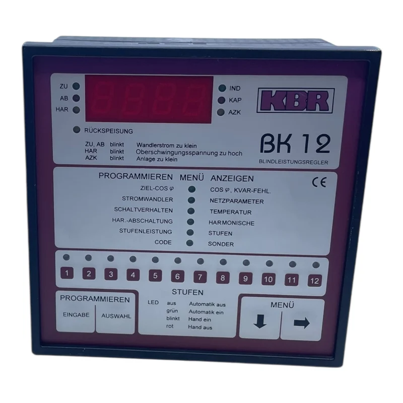 KBR Blindleistungsregler BK12 230V+50/60Hz Blindleistungsregler von KBR