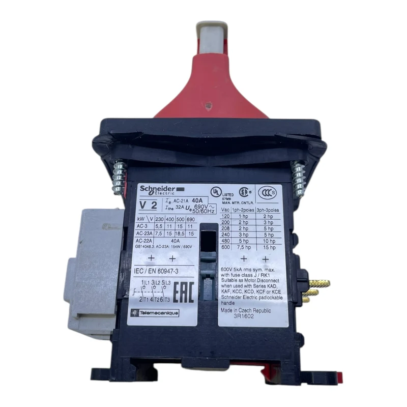 Schneider Hauptschalter Drehschalter 3R1602 Hauptschalter von Schneider