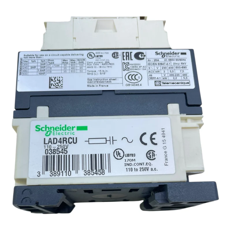 Schneider Leistungsschütz LC1D12 LAD4RCU Leistungsschütz von Schneider Electric