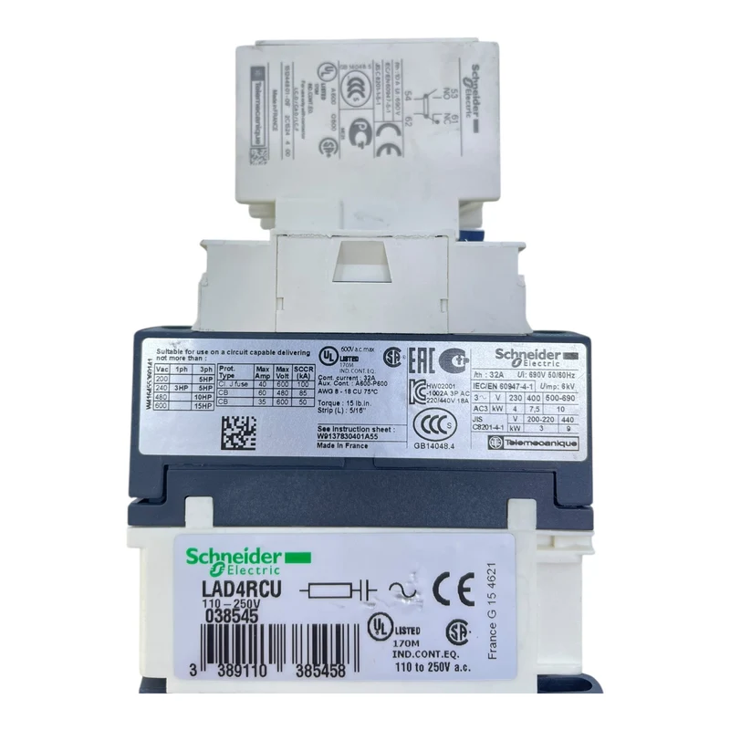 Schneider Leistungsschütz LC1D18 LAD4RCU Leistungsschütz von Schneider Electric