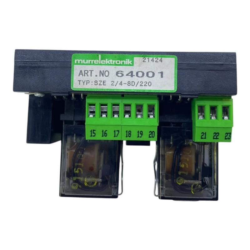 Murr Modul Steckrelaismodul SZE 2/4-8D/220 Steckrelaismodul von Murr Industrie