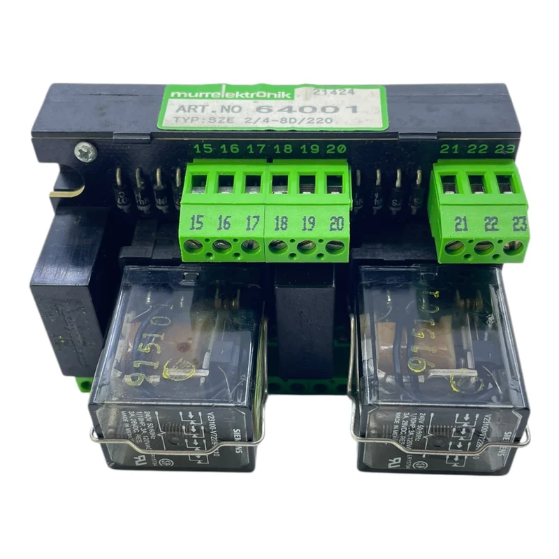 Murr Modul Steckrelaismodul SZE 2/4-8D/220 Steckrelaismodul von Murr Industrie