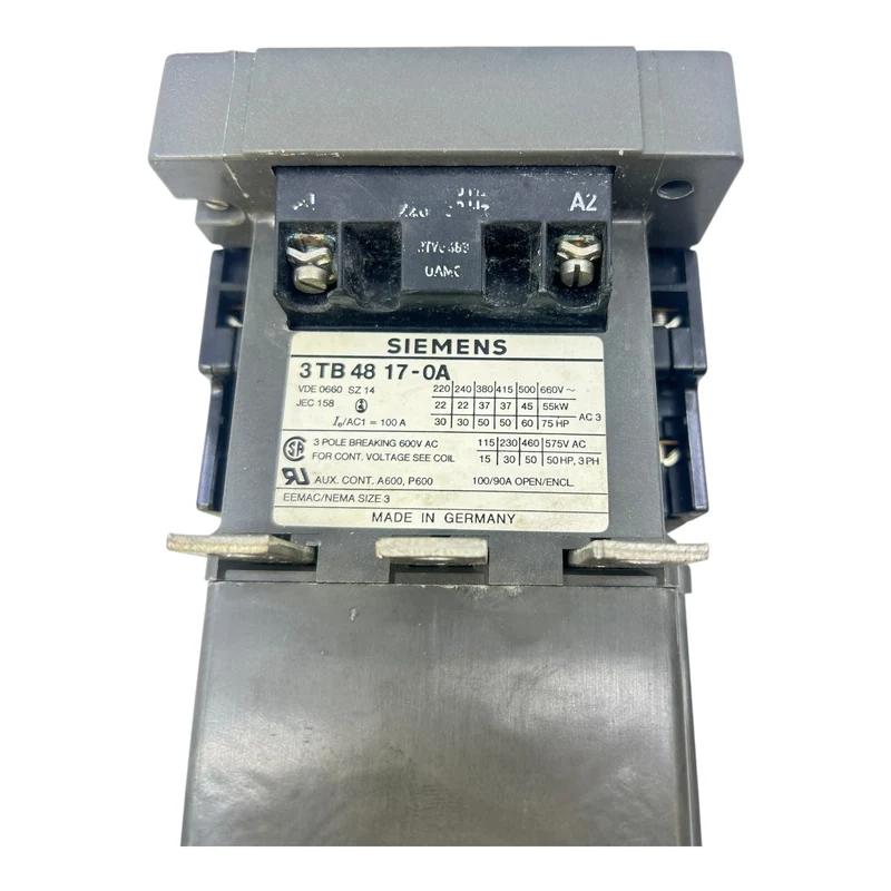 Siemens Leistungsschütz 3polig 3TB4817-0A Leistungsschütz von Siemens Industrie