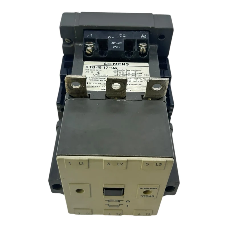 Siemens Leistungsschütz 3polig 3TB4817-0A Leistungsschütz von Siemens Industrie