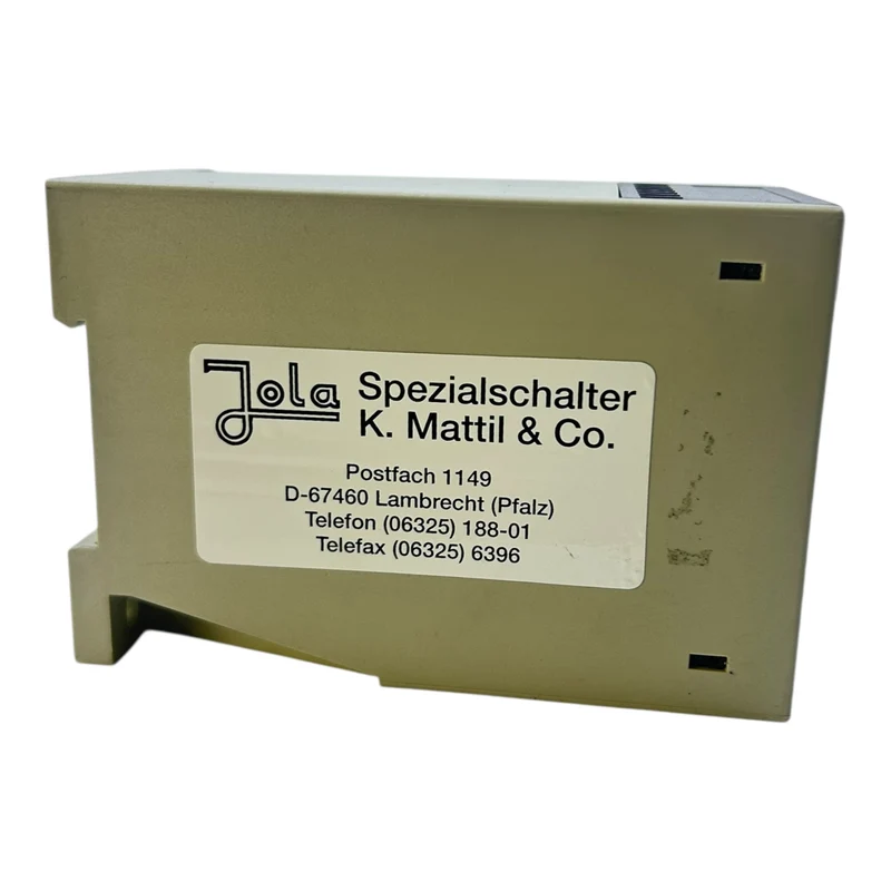 Jola Elektrodenrelais WER 101 Elektrodenrelais von Jola für die Industrie