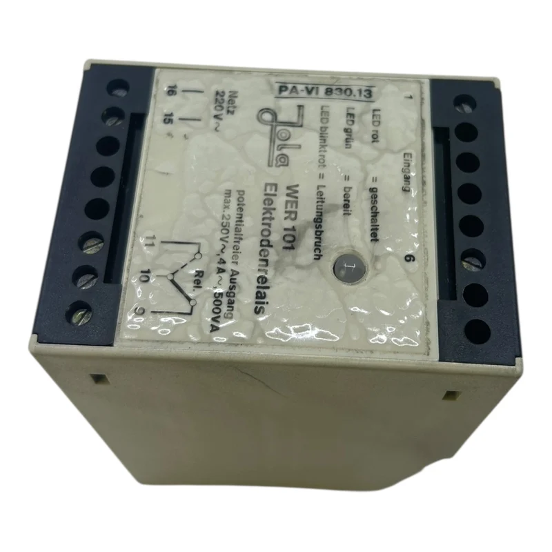Jola Elektrodenrelais WER 101 Elektrodenrelais von Jola für die Industrie