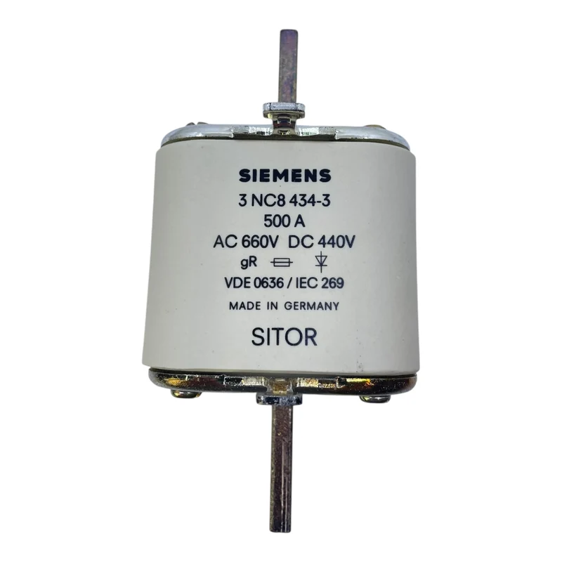Siemens Sicherungseinsatz 3NC8434-3 660VDC 440V 500A VE:3stk Sicherungseinsatz