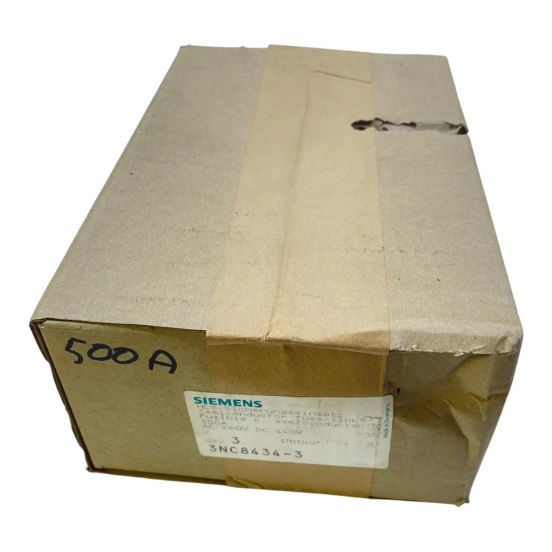 Siemens HLS-Sicherungseinsatz 500A 3NC8434-3 VE:3stk Sicherungseinsatz