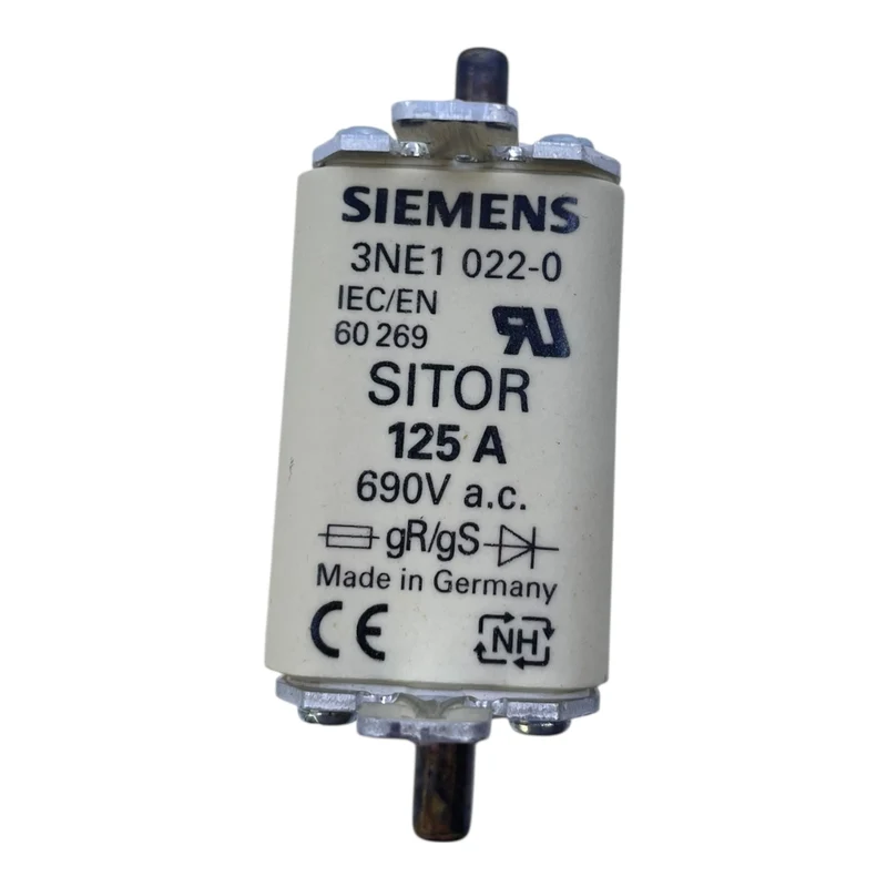 Siemens HLS-Sicherungseinsatz 3NE1022-0 125A 690V VE:3stk Sicherungseinsatz