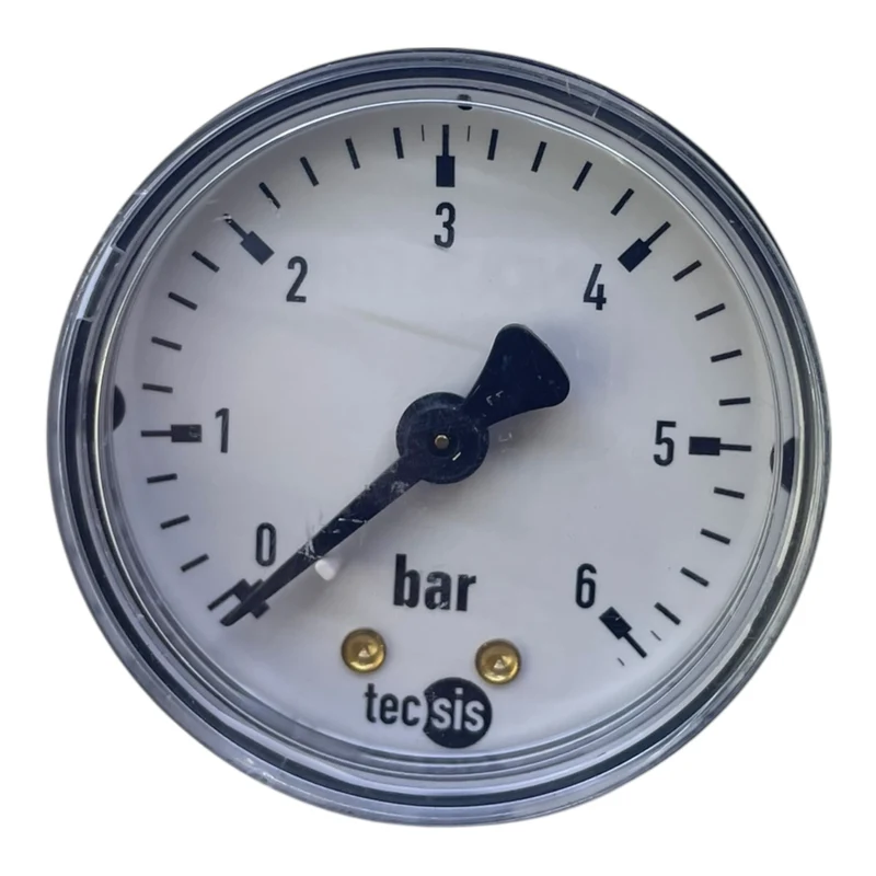 Tecsis Manometer Druckmessgerät 0-6 bar | Manometer für die Industrie Geeignet