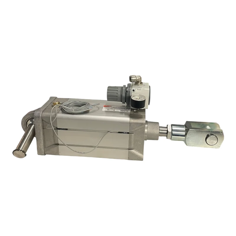 Camozzi Pneumatikzylinder Ø125 Hub 100 mm mit Druckregler 61M1P125A0100S01