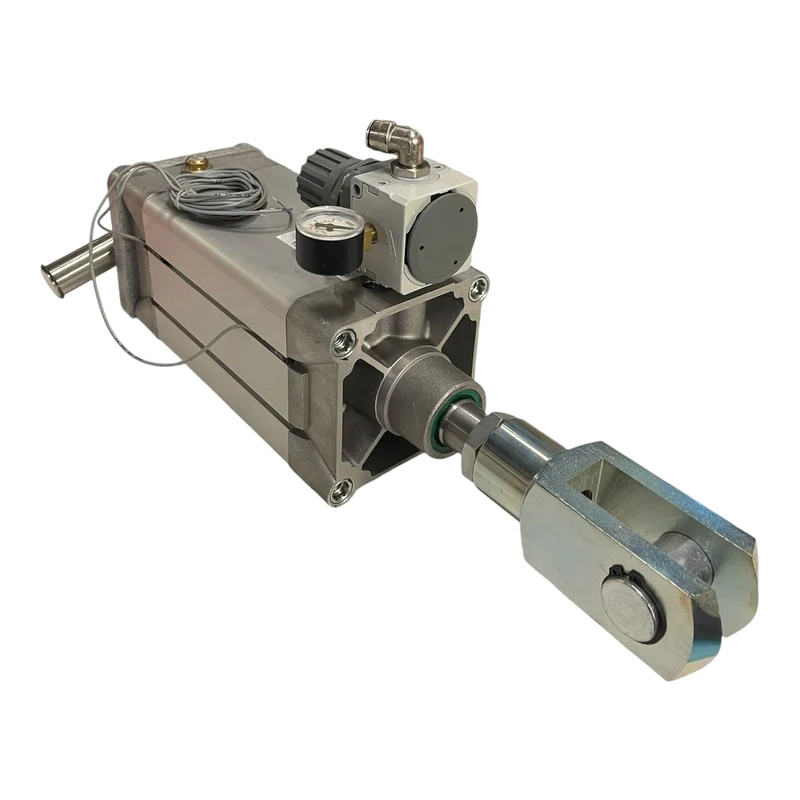 Camozzi Pneumatikzylinder Ø125 Hub 100 mm mit Druckregler 61M1P125A0100S01