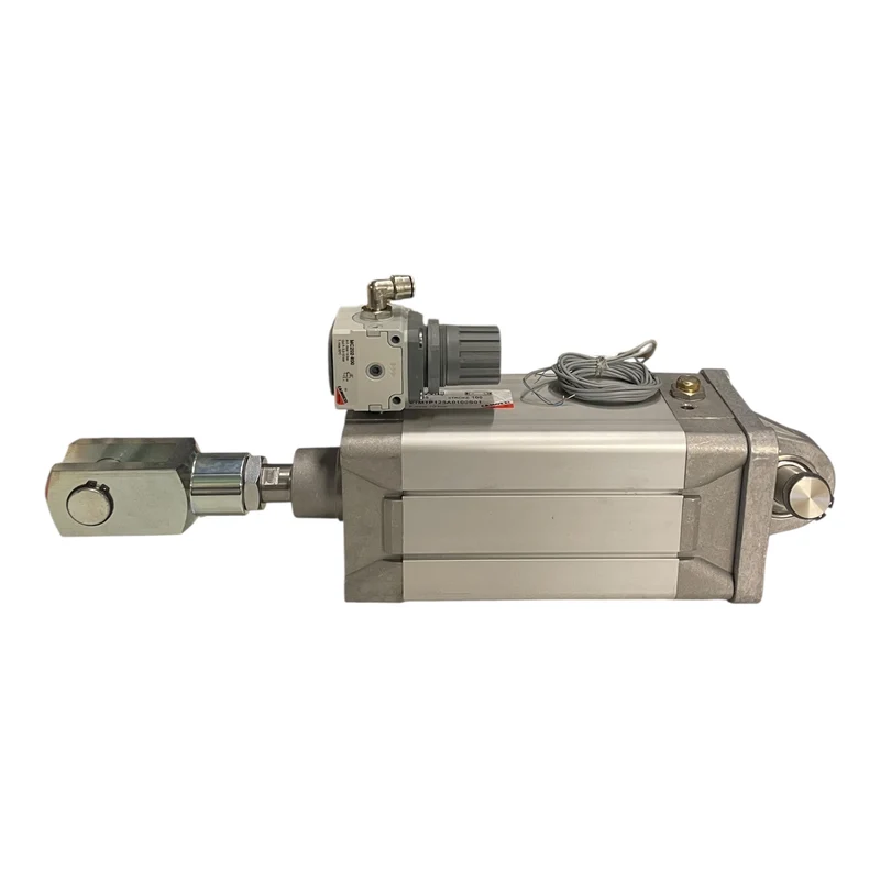 Camozzi Pneumatikzylinder Ø125 Hub 100 mm mit Druckregler 61M1P125A0100S01