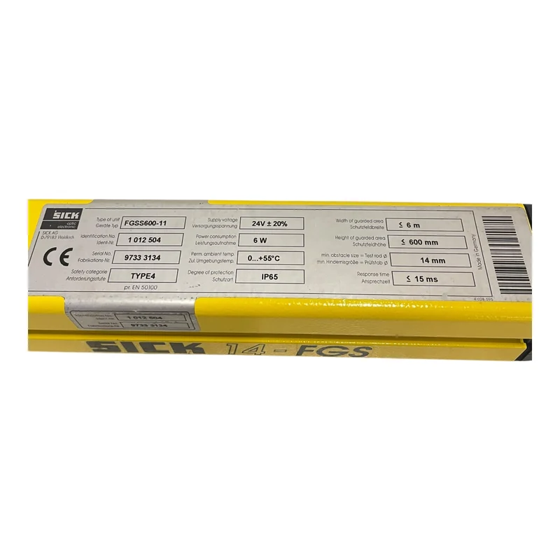 Sick Sicherheits-Lichtschranke Sensor FGSS600-11 1012504 Lichtschranke Sensor