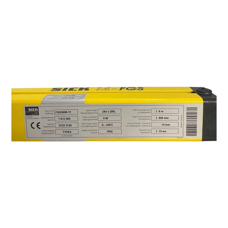 Sick Lichtschranke Sicherheitsgittel Sensor FGSS600-11 1012504 Lichtschranke