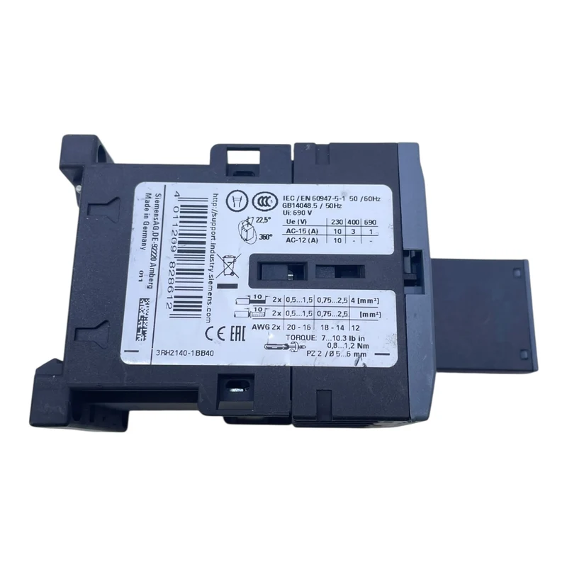 Siemens SIRIUS Schütz 24V 3RH2140-1BB40 Schütz von Siemens für die Industrie