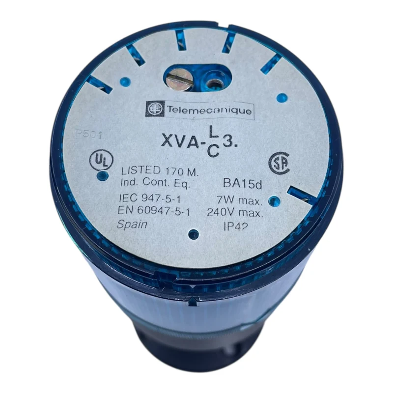 Telemecanique SIgnallampe Blau Signalleuchte XVA-LC3 SIgnallampe Telemecanique