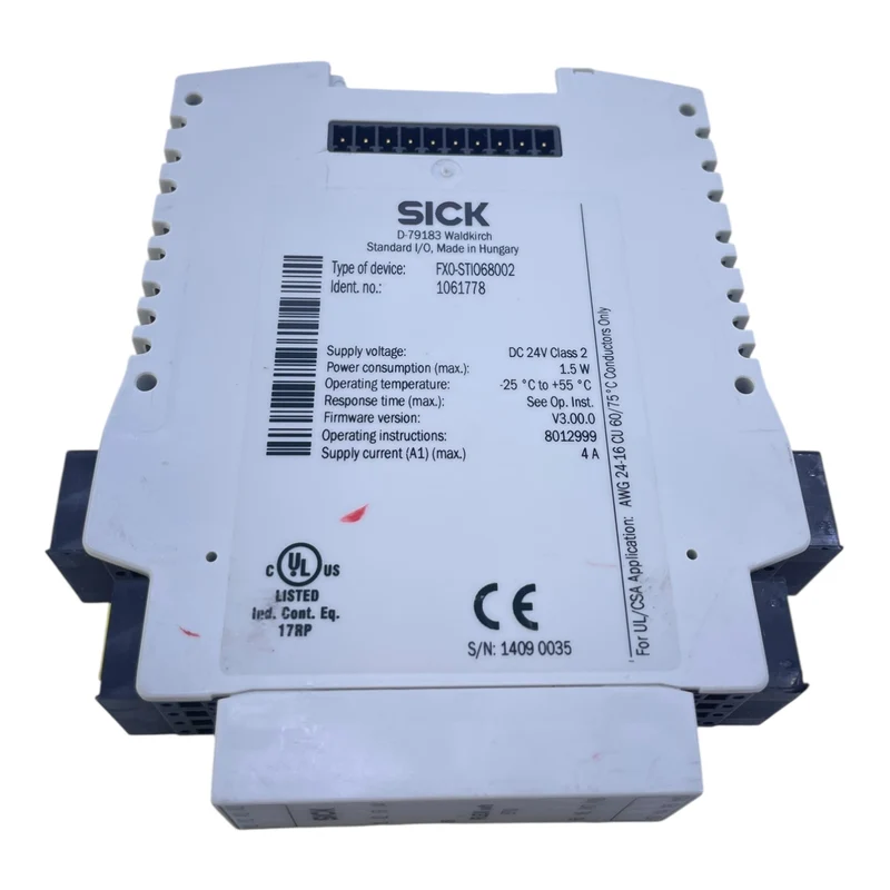 Sick Sicherheitssteuerung Flexi Soft STIO I/O-Modul DC 24V 8E/6A FX0-STI068002