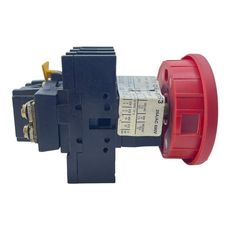 Siemens Hauptschalter 3polig 25A/690V 400V/5,5KW 3LD1104-0TB53 Hauptschalter