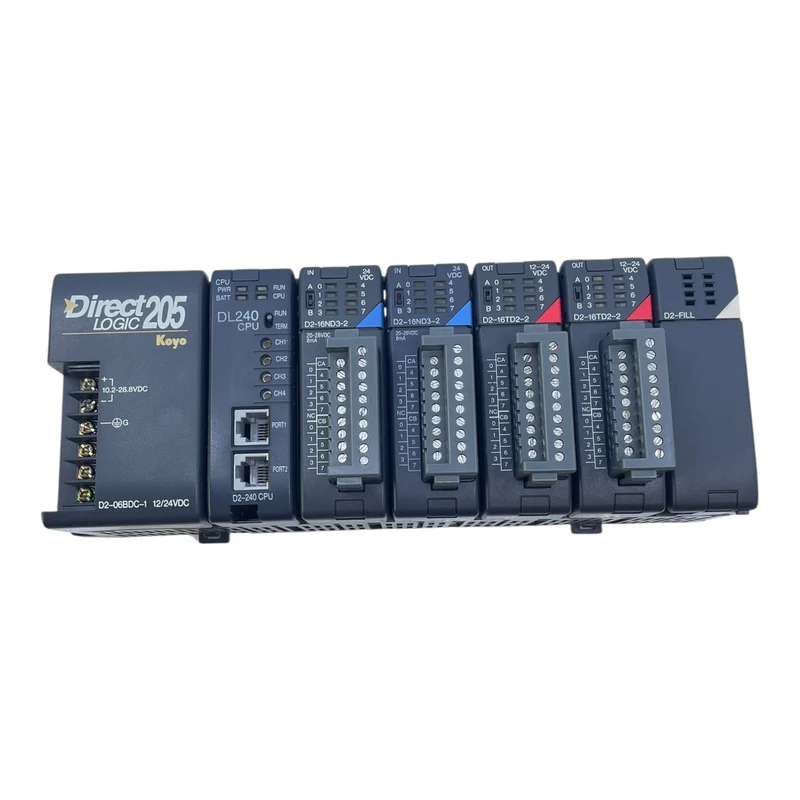 Koyo DirectLogic 205 SPS DL240 + D2-16ND3-2 + D2-16TD2-2 Module Industrie