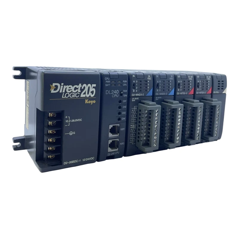 Koyo DirectLogic 205 SPS DL240 + D2-16ND3-2 + D2-16TD2-2 Module Industrie