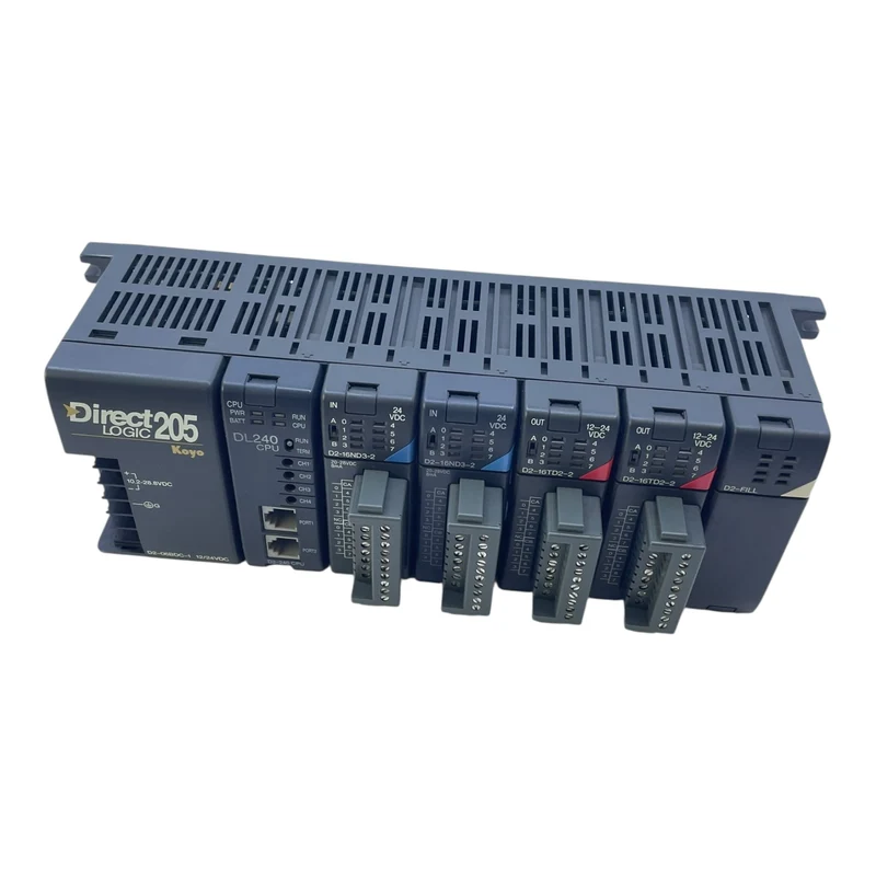 Koyo DirectLogic 205 SPS DL240 + D2-16ND3-2 + D2-16TD2-2 Module Industrie
