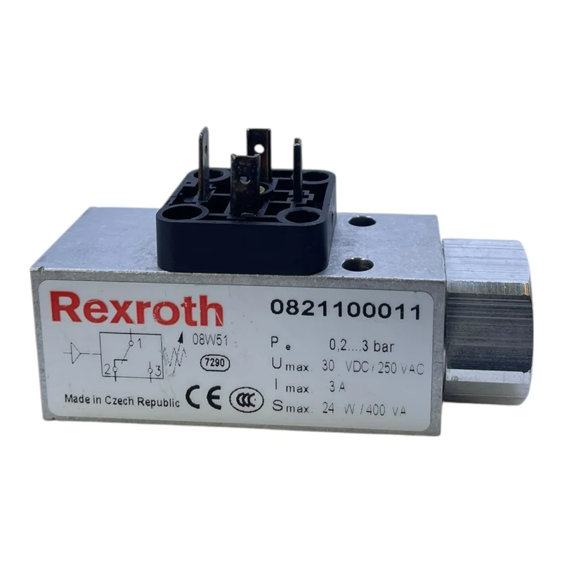 Rexroth Druckschalter 0821100011 Druckschalter von Rexroth für die Industrie