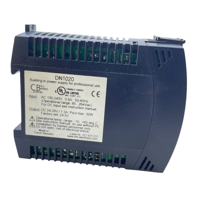 ifm Netzteil 24V Schaltnetzteil DN1020 Schaltnetzteil von ifm für die Industrie