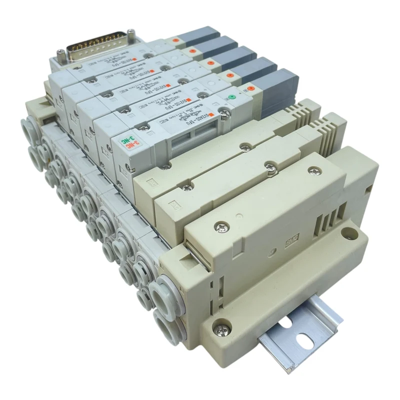 SMC Ventilblock Pneumatikventil Einheit SV2100-5FU / SV2A00-5FU SS5V2-MKL530